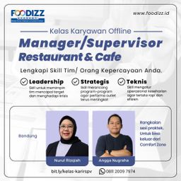 Kelas Offline-Manager/Supervisor Restaurant & Cafe