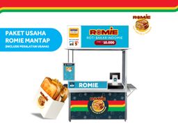 Paket Usaha ROMIE Plus (Booth + Bahan Baku + Peralatan Usaha + Subscription Extra Mantap 1 Tahun)