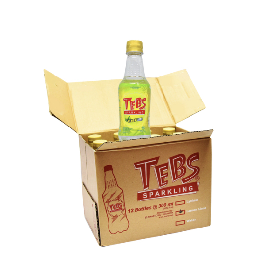 (12 Box) TEBS Lemon Lime 300 ml by Sosro
