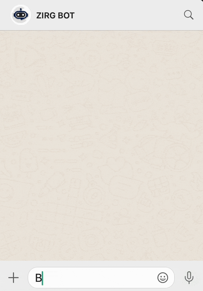 GIT exemplificando uma conversa integrada com ChatGPT + E-commerce do cliente via WhatsApp