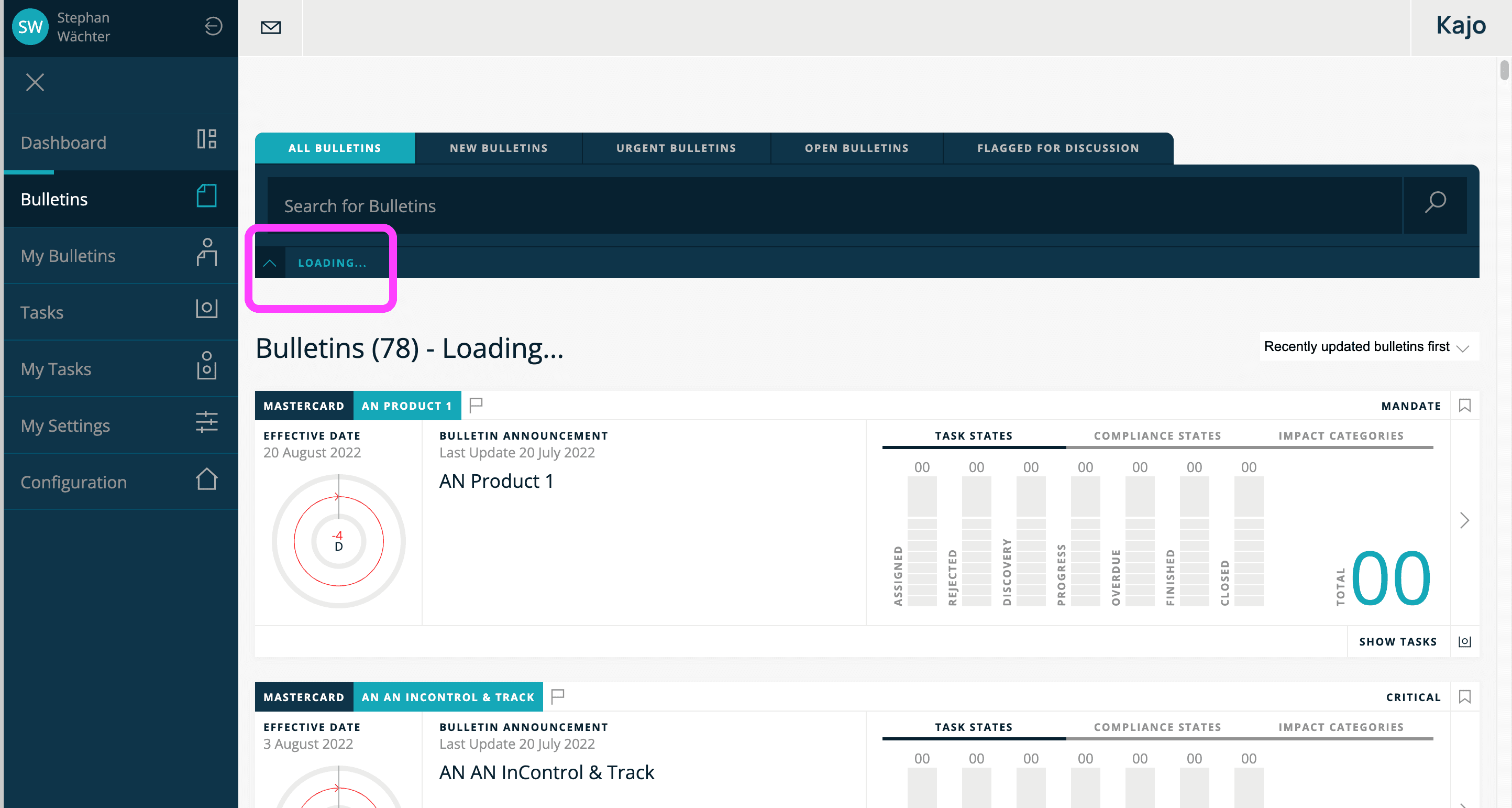 Filter showing "loading" and performance improvements