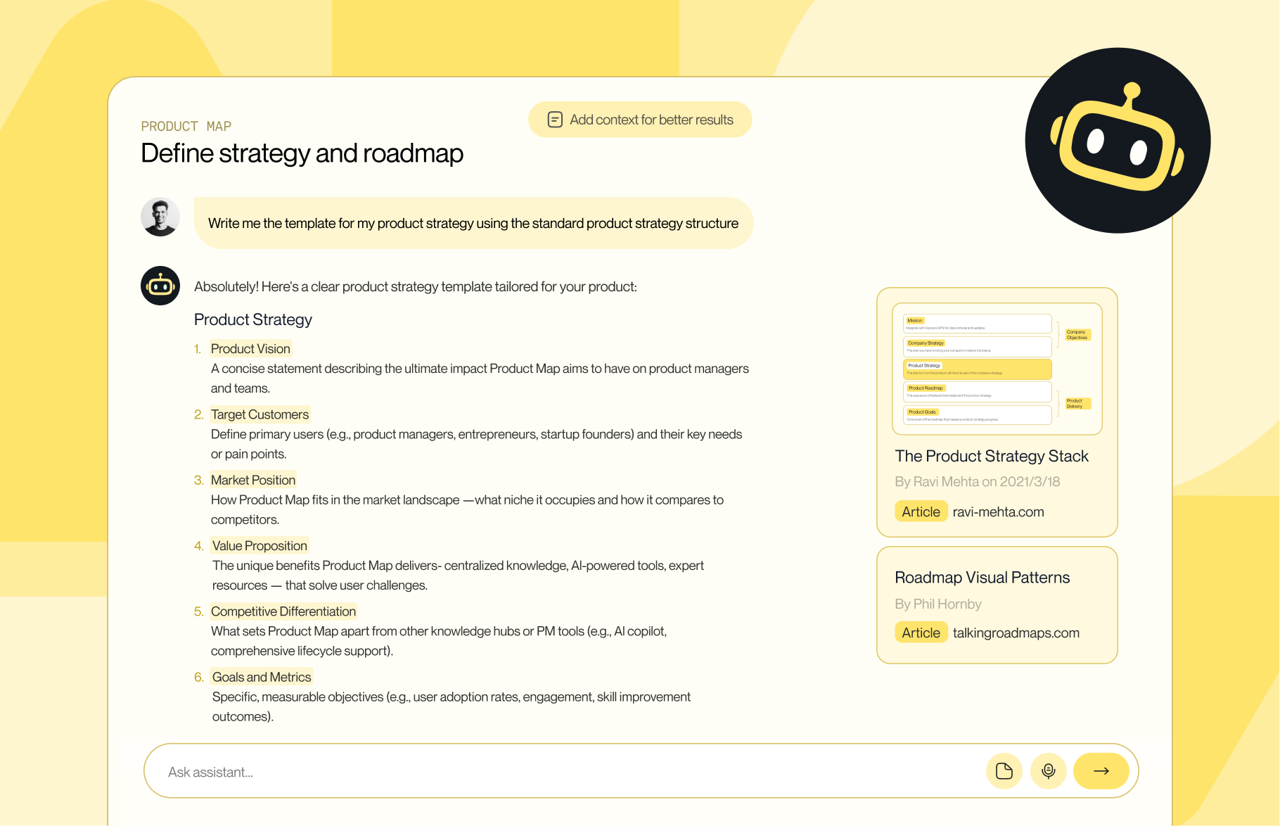 AI Agent: Define Strategy and Roadmap