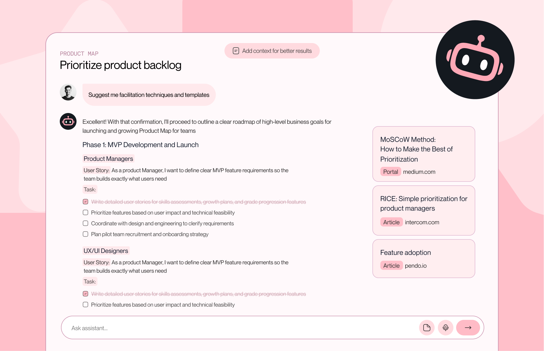 AI Agent: Prioritize Product Backlog