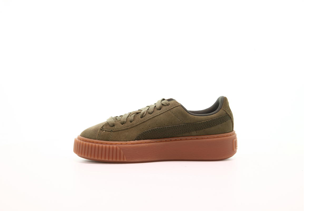puma khaki trainers