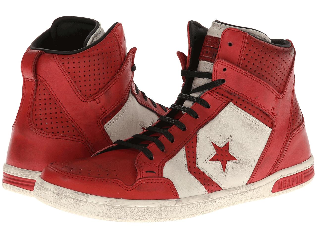 Alternativ Rejsebureau Eller senere CONVERSE Unisex Sneakers X John Varvatos Weapon Red/White Size M US 10 W US  11.5 | eBay
