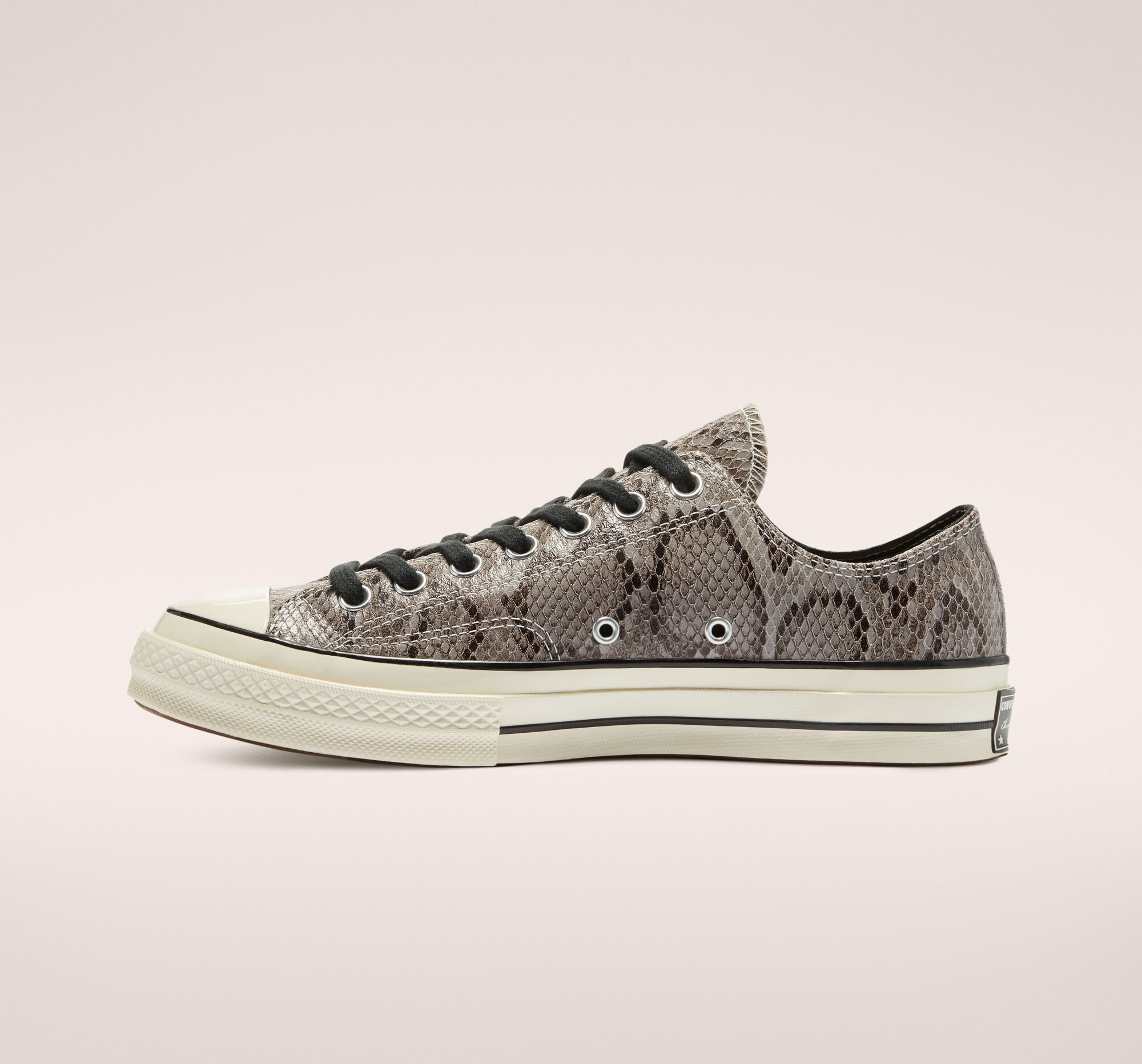 converse reptile leather