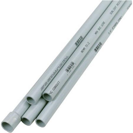 PVC Conduit, Schedule 40, 3 in, 10 ft Section, Priced per Foot