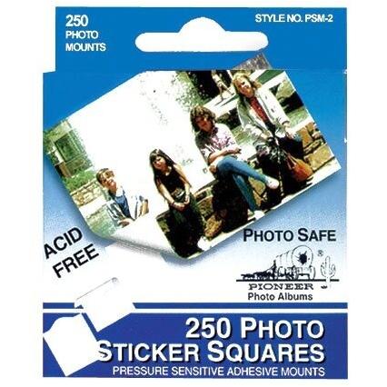 PSM-2 Photo Squares Self Adhesive 250/Pkg