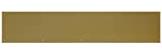 The Hillman Group 852739 6 x 34" Aluminum Kick Plate - Bright Brass Finish 1-Pack