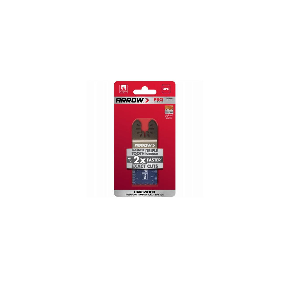 Arrow Fastener 109146 1.3125 in. Japanese Tooth Hardwood Blade - Pack of 5 - 3 Piece Per Pack