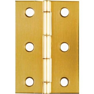 National 1-3/4 In. x 2-1/2 In. Brass Medium Decorative Hinge (2