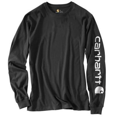 Carhartt Graphic Logo Black, Long-Sleeves, | Hardware Brinkmann Small T-Shirt