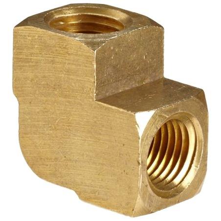 Anderson Metals 1/4 In. 90 Deg. Yellow Brass Elbow (1/4 Bend)