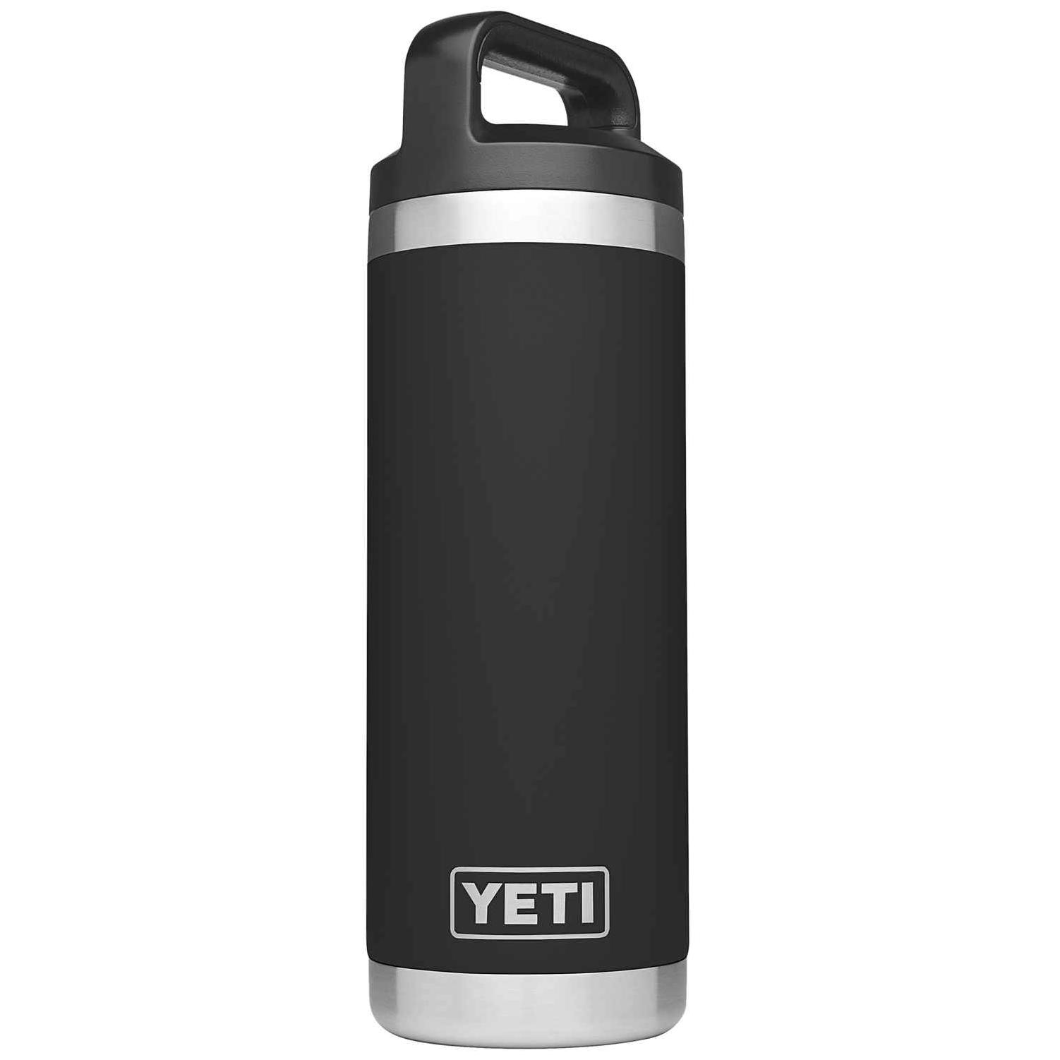 Yeti Rambler 18 Oz. White Stainless Steel Insulated Vacuum Bottle