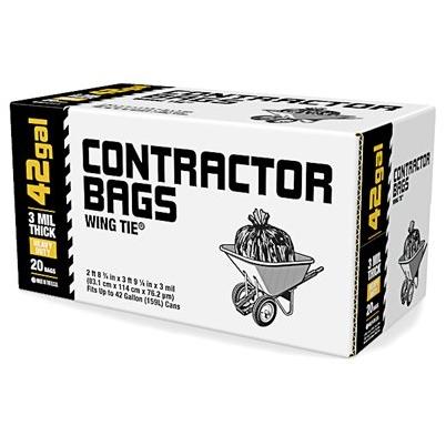 Trash Bags - Contractor Trash Bags 20ct