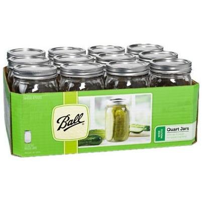 Mason Craft & More 4-Pack Quart Bpa-free Canning Jar