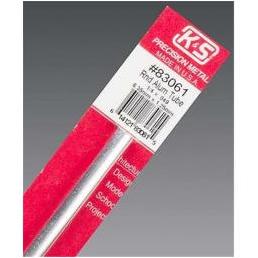 K-S83061 0.25 x 0.04 in. Square Aluminum Tube