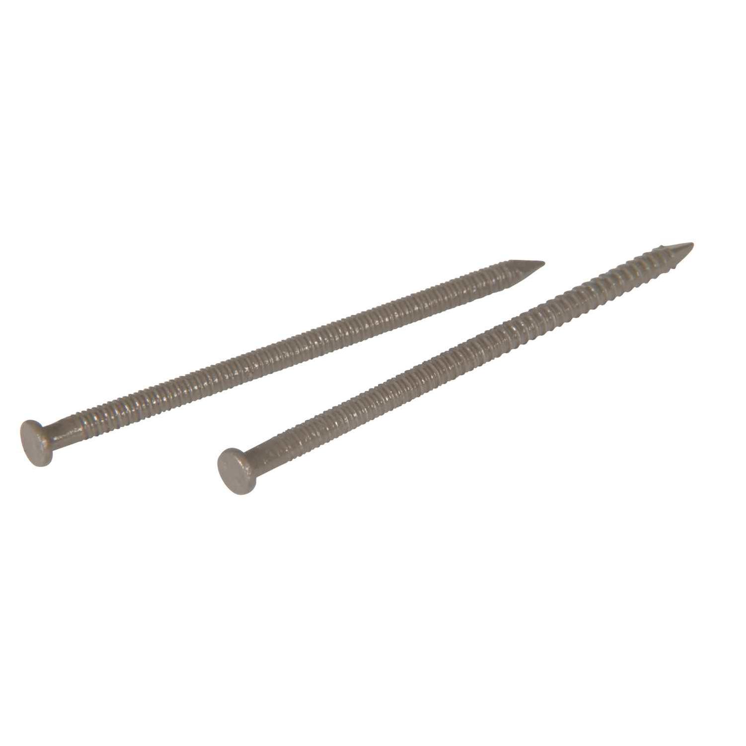100 x 70mm Annular Ring Shank Nails Steel Zinc Plated HIGH SS8® Quality :  Amazon.co.uk: DIY & Tools
