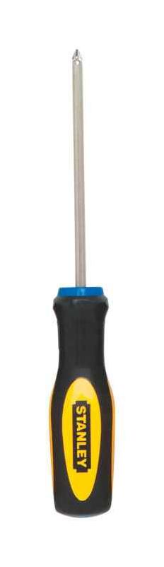 Stanley 100 PLUS #1 x 4 In. Phillips Screwdriver with Blk Oxide Tip