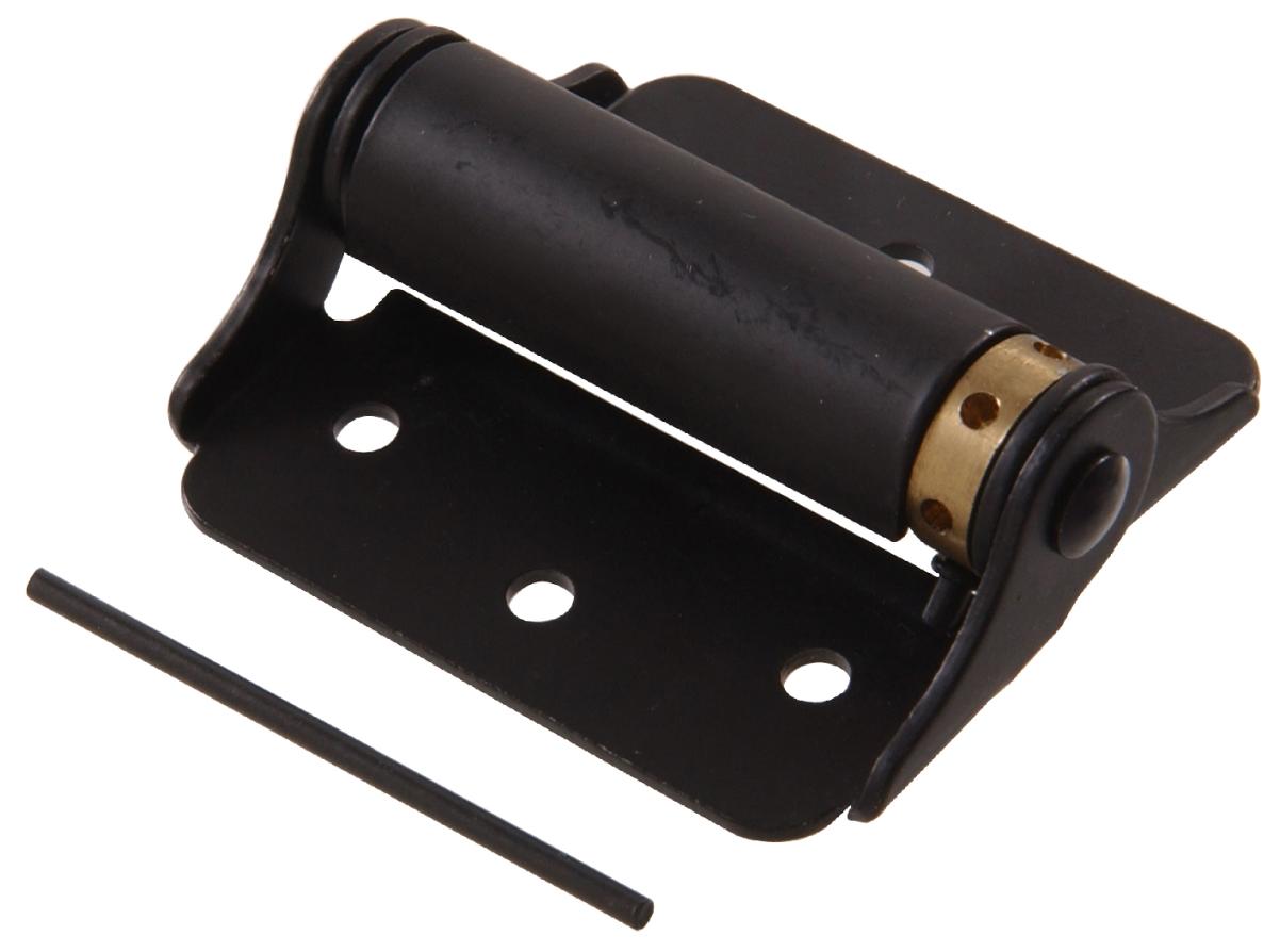 852868 Carded - Adjustable Spring Door Hinges, Black - 3 in.