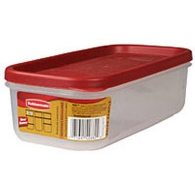 Rubbermaid 1776471 Racer Red 10 Cup Dry Food Plastic Storage