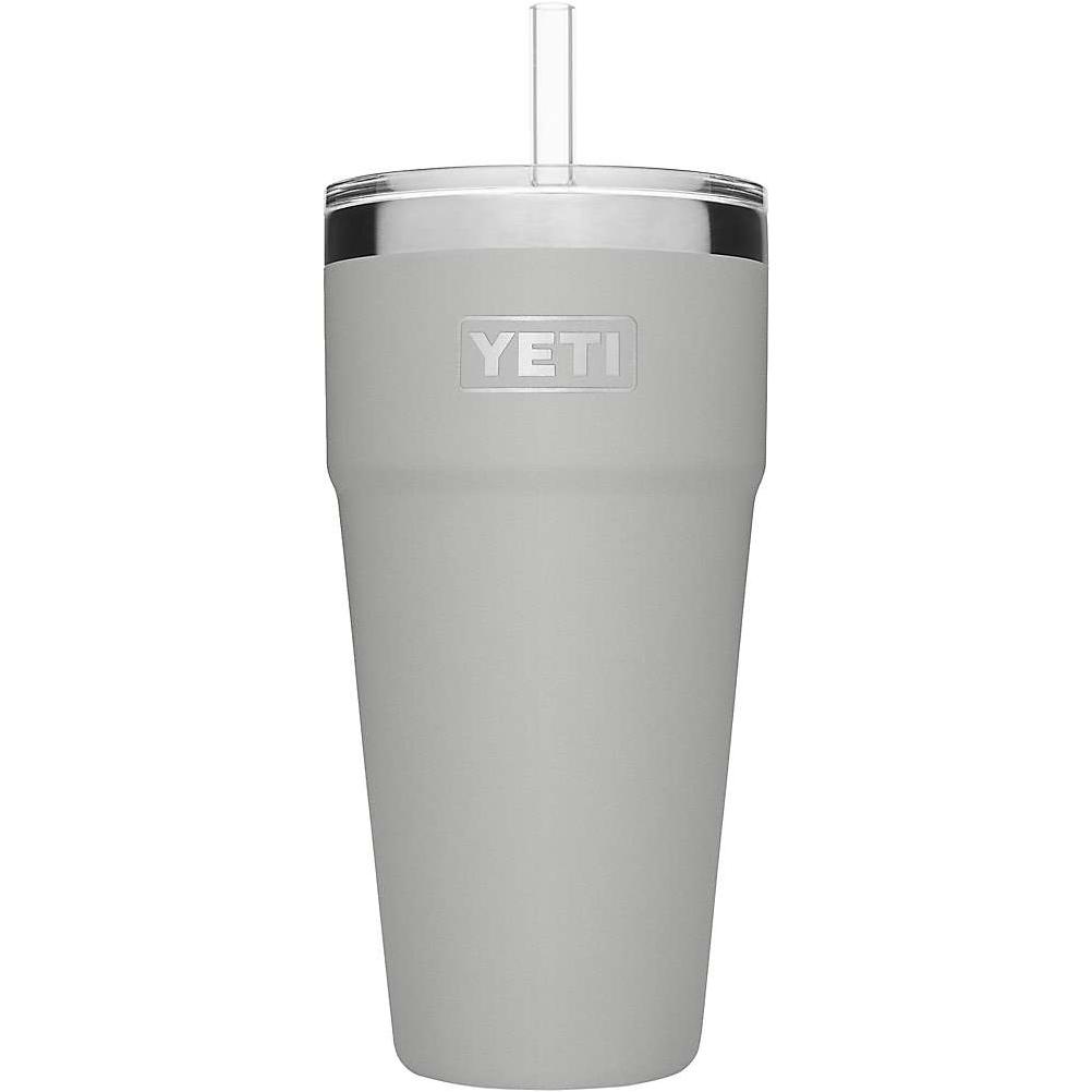 White Rambler 26oz Straw Cup