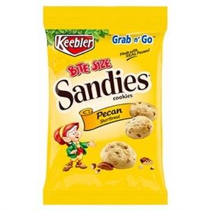 Keebler Sandies Cookies, Shortbread, Pecan, Cookies