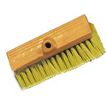 Brush Stiff FlowThru 10in Yellow BiLevel