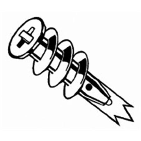 No 6 X 1 Plastic E Za Anchors Plastic Ramsey Hardware