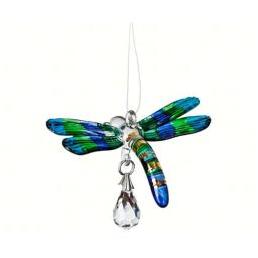 Peacock Seahorse Woodstock Chimes Rainbow Makers™ Collection Fantasy Glass™ Suncatcher