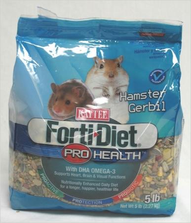 Kaytee Forti-Diet Pro Health Pet Hamster & Gerbil Food, 3 Pound