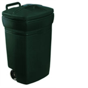 Rubbermaid Roughneck 45 Gallon Wheeled Rollout Trash Can W/lid