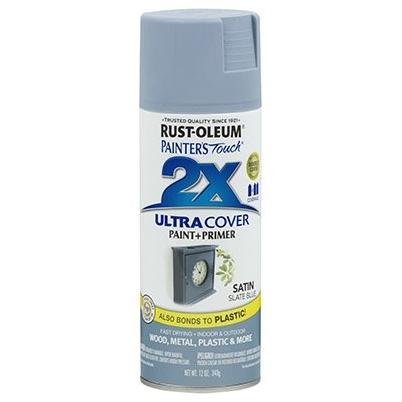 Silver, Rust-Oleum Painter's Touch Ultra Cover Satin Metallic, Quart