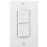 Do it Best Single Pole White 15A Duplex Switch