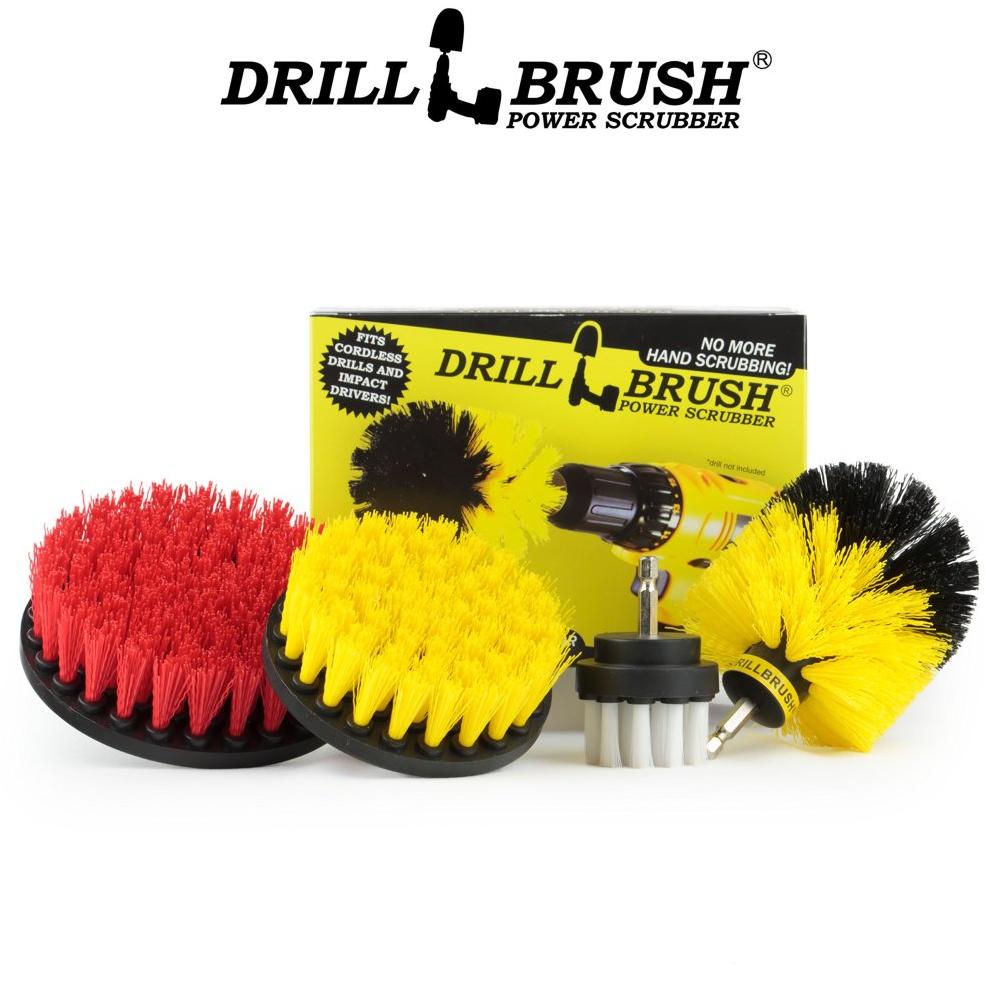 Drill Brush Attachment Bathroom Surfaces Tub, Shower, Tile and