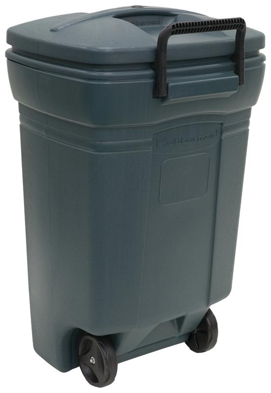 United Solutions CAN TRASH WHEELED 45GAL GREEN