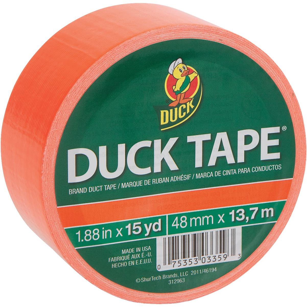 Duck Tape Colored Duct Tape, 1.88 in x 10 yd, Metallic Gold