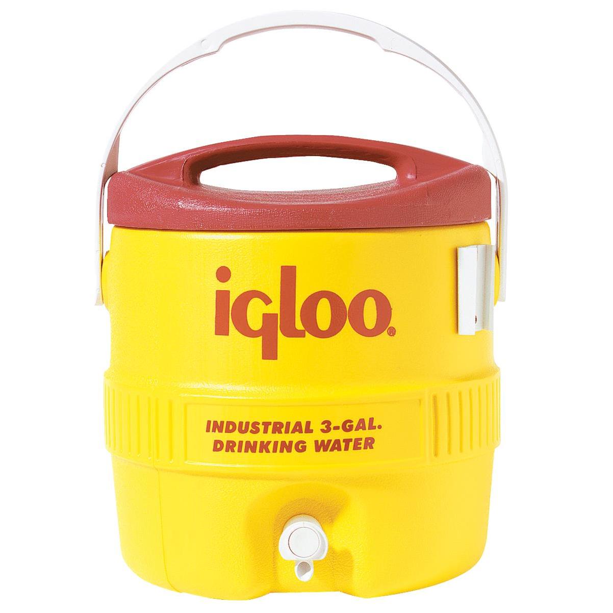 Igloo 5 Gallon Yellow Insulated Beverage Dispenser / Portable Water Co