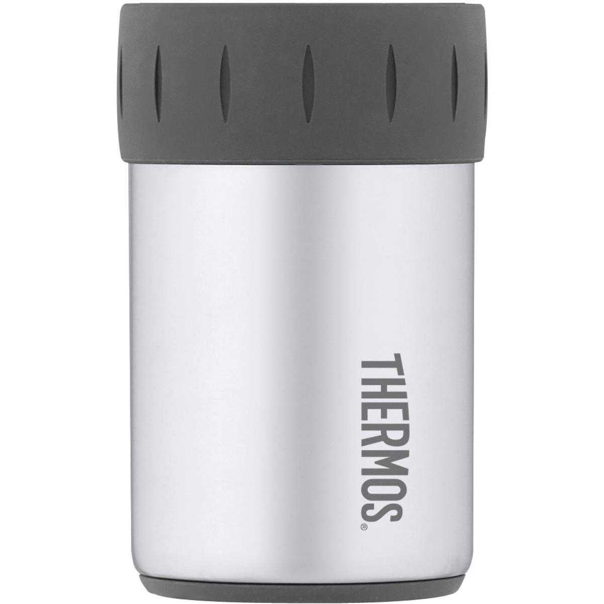 Thermos 12 oz. Insulated Stainless Steel Beverage Can Insulator -  Silver/Gray 