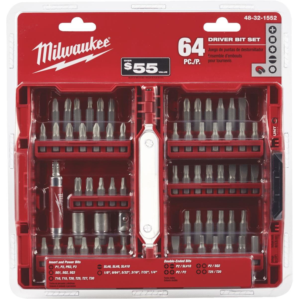 Milwaukee SHOCKWAVE 60-Piece Impact Duty Drill  Drive Set Elitsac, Inc.