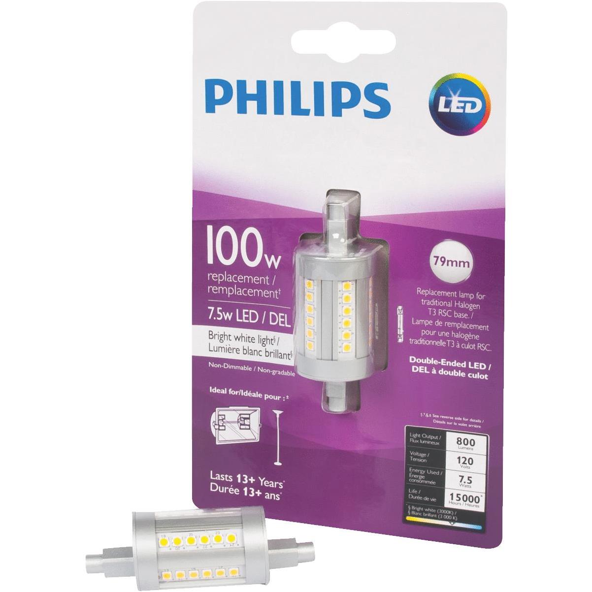 Natuur team Dek de tafel Philips 100W Equivalent Bright White T3 RSC Base LED Special Purpose Light  Bulb | Elitsac, Inc.