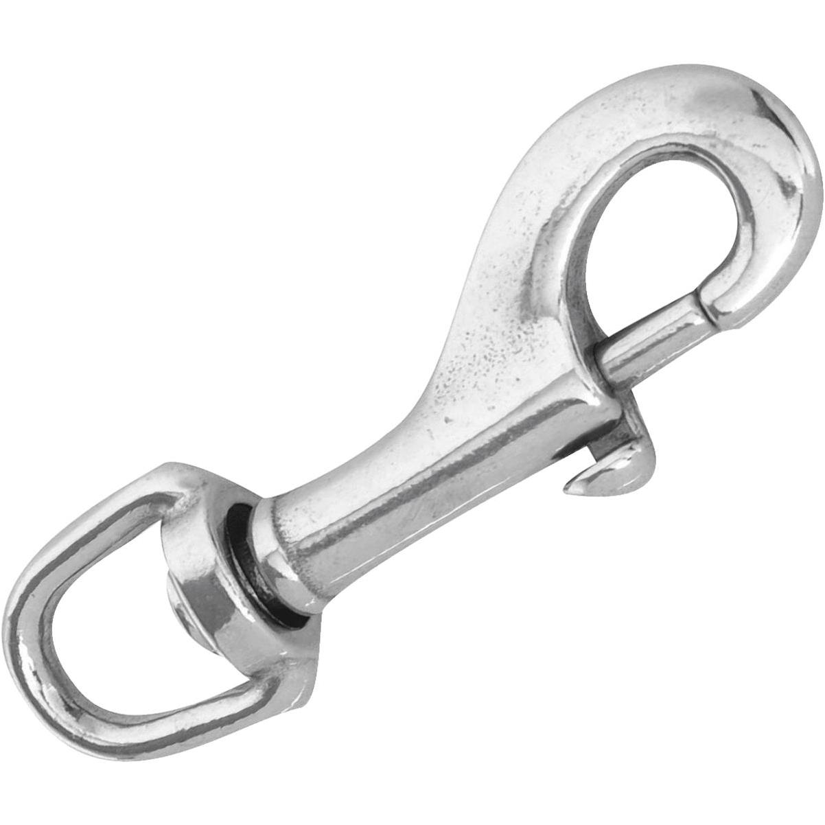 National Solid Brass 3 In. Hook & Eye Bolt