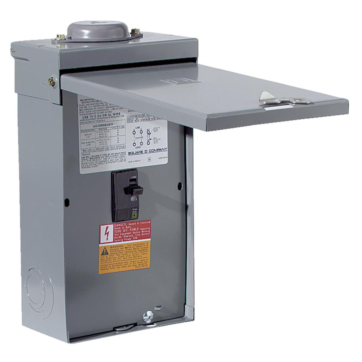 Square D QO 40-amp 3-Pole Standard Trip Circuit Breaker in the