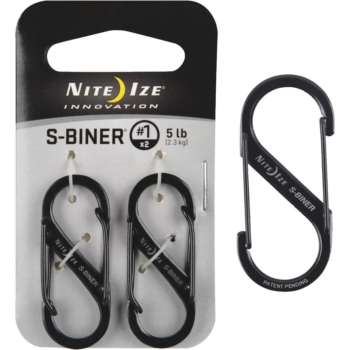 Nite Ize S-Biner Size 2 10 Lb.Capacity Stainless Steel S-Clip Key
