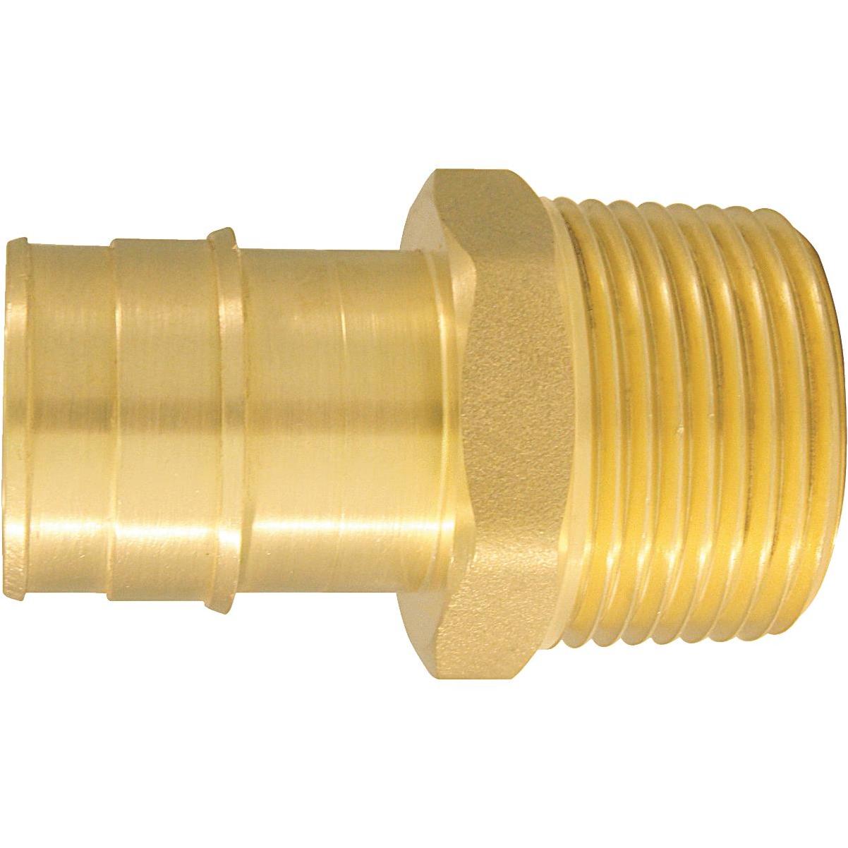 Proline Series 3/4-in x 3/4-in Threaded Male Adapter Nipple Fitting in the Brass  Fittings department at