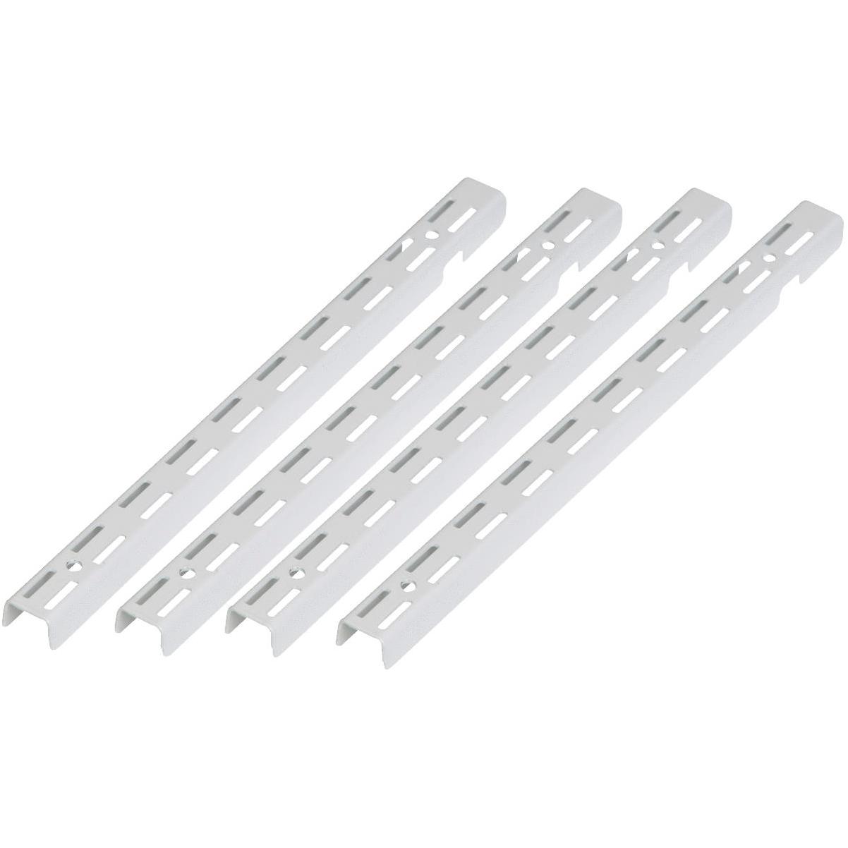 ClosetMaid 40-in White ShelfTrack Hang Track in the Wire Closet Hardware  department at