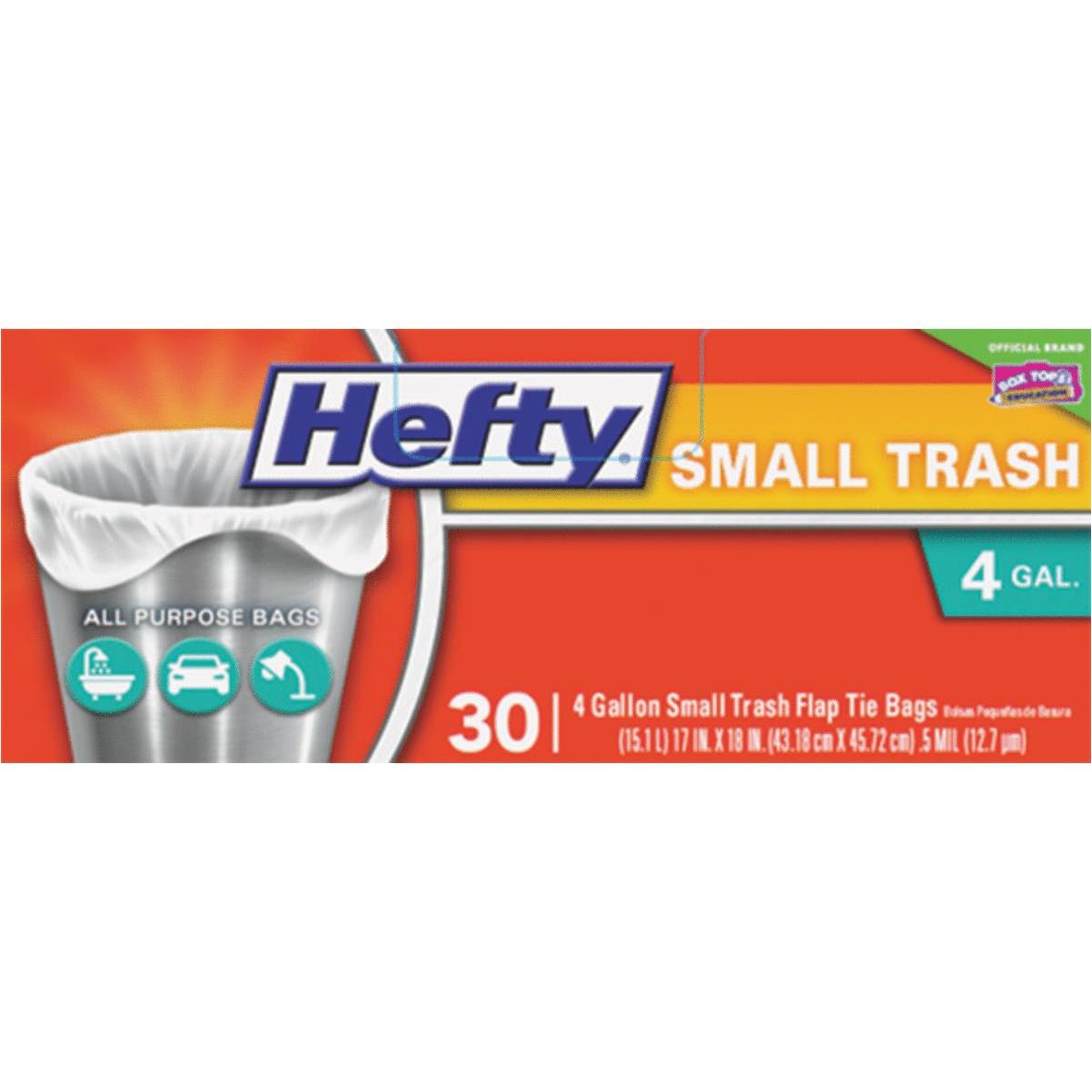 Buy Hefty Small Trash Bag 4 Gal., White