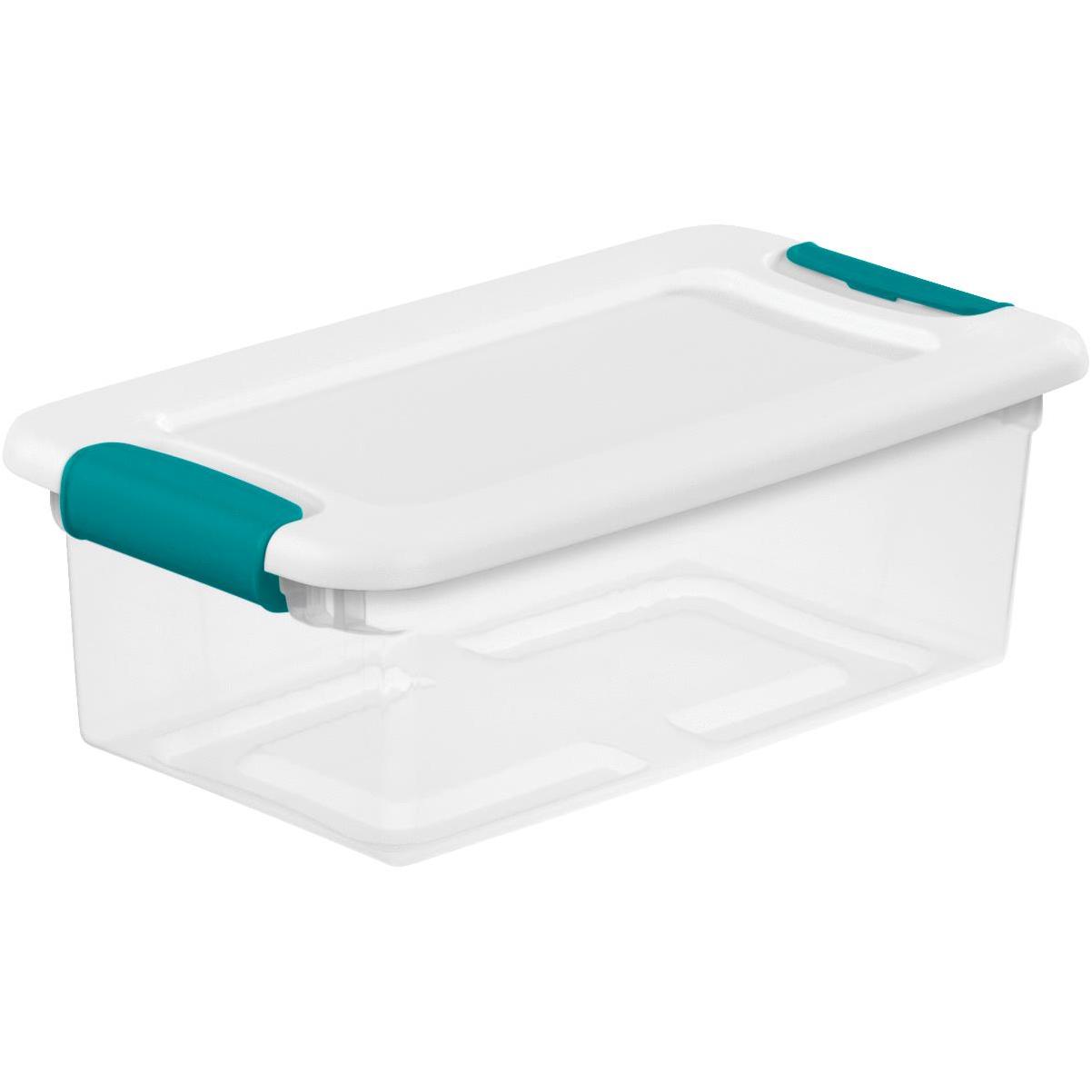 Sterilite 15 qt Latching Storage Tote, White - 1 count