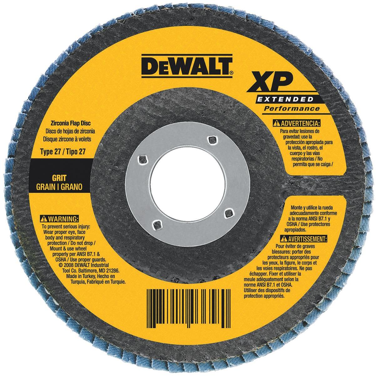 DEWALT 3 In. Knotted 0.020 In. Angle Grinder Wire Brush - Power