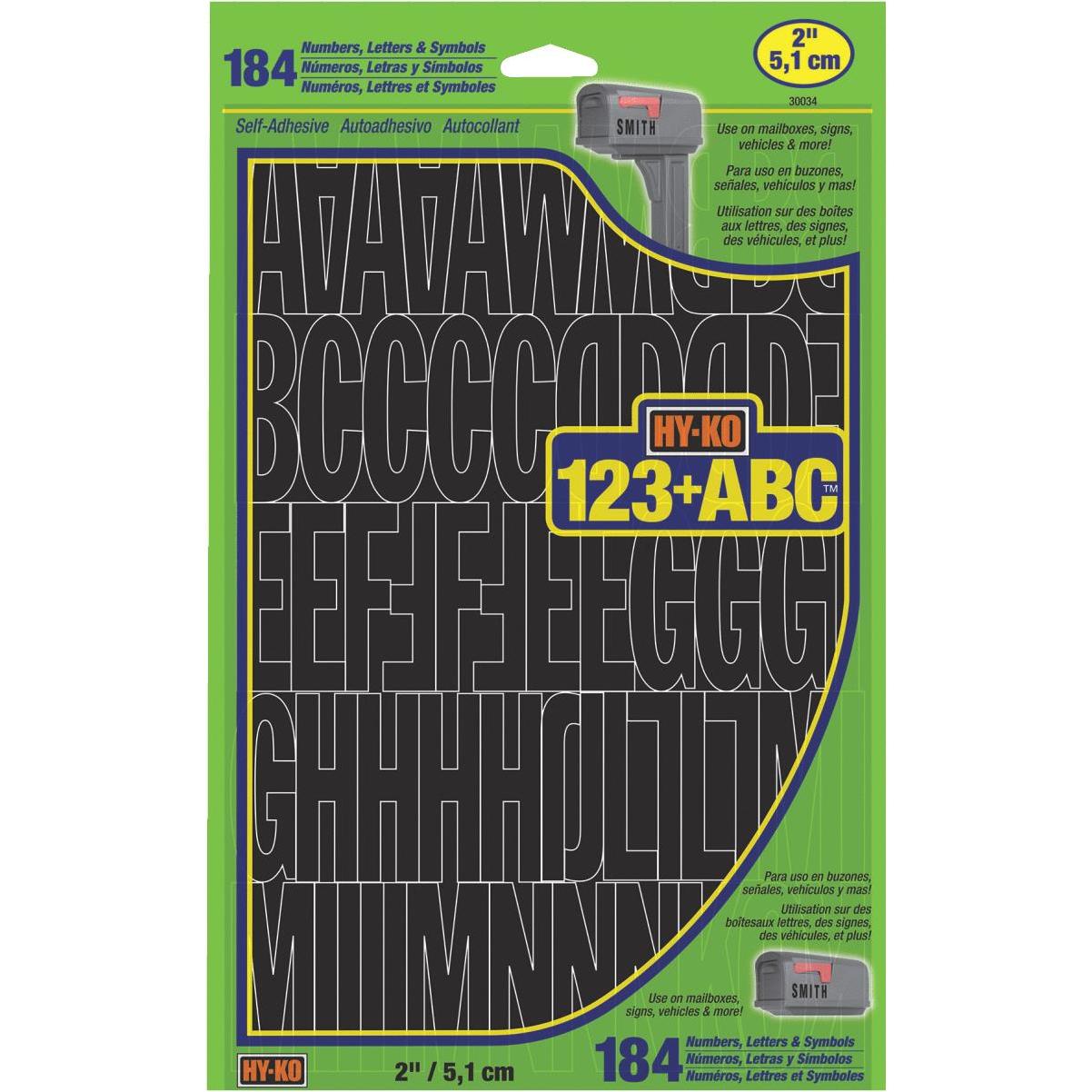 Hy-Ko Letter & Number Stencils, 1